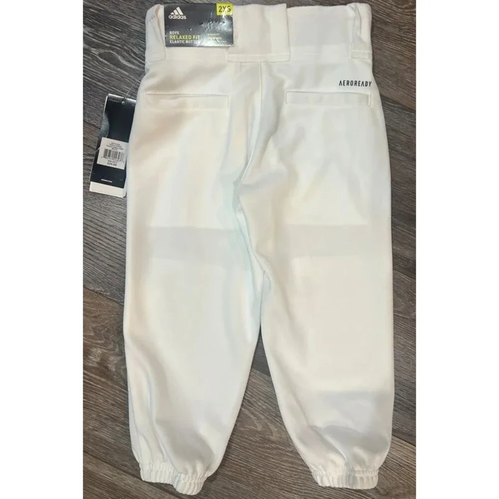 Adidas Youth Baseball Pants – White – NWT
